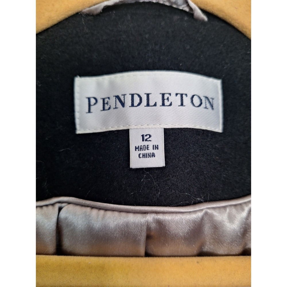 Pendleton Wool Trench Coat Button Down Women's Si… - image 4